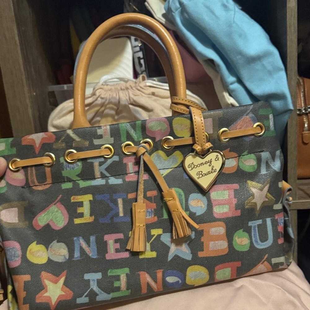 Dooney & Bourke Colorful Lettered Tote